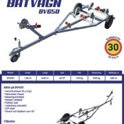 Båtvagn BV-650